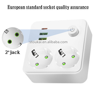 Extensión de toma de corriente universal con enchufe múltiple y puertos USB Solución eléctrica de alta calidad para el hogar y la Oficina - Product Image 6