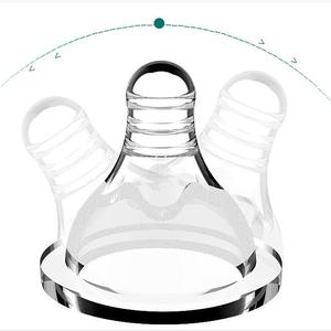 Silicona caliente de la botella de leche del bebe del silikon de la venta que bebe el biberon de la boca ancha - Product Image 5