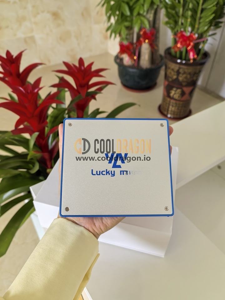 Lucky Mini Server LV07 1T H Rate with 28W Power Consumption Solo Lottery Server LV07 BOX with Power Supply Unit