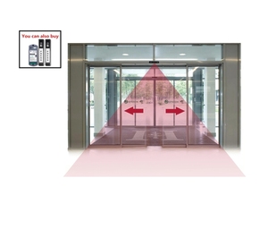 Sistema de puerta corredera automática eléctrica con marco de aluminio para compras, operador de puerta inteligente - Product Image 1