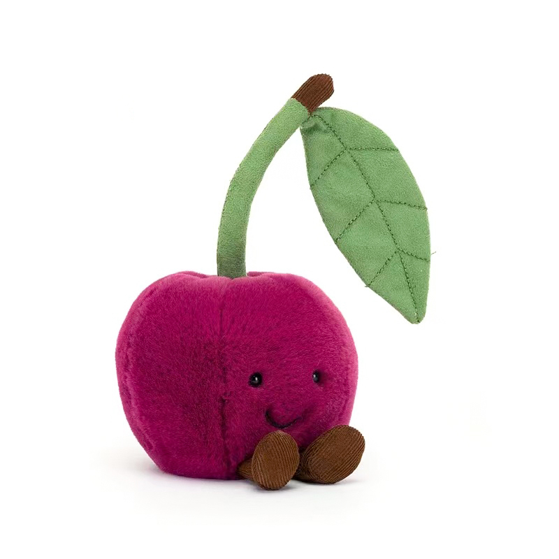 Fruit shape <strong>cherry</strong> simulated pillow plush toy toy birthday gift - Product Image 2