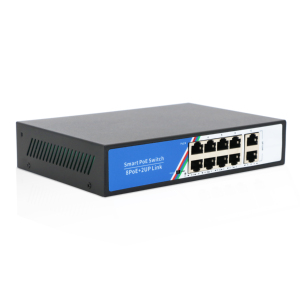 Conmutador Ethernet POE OEM de 250M, red gestionada de 8/48 puertos no gestionada para cámara IP Hikvision de 48V con función VLAN, certificado CE - Product Image 5