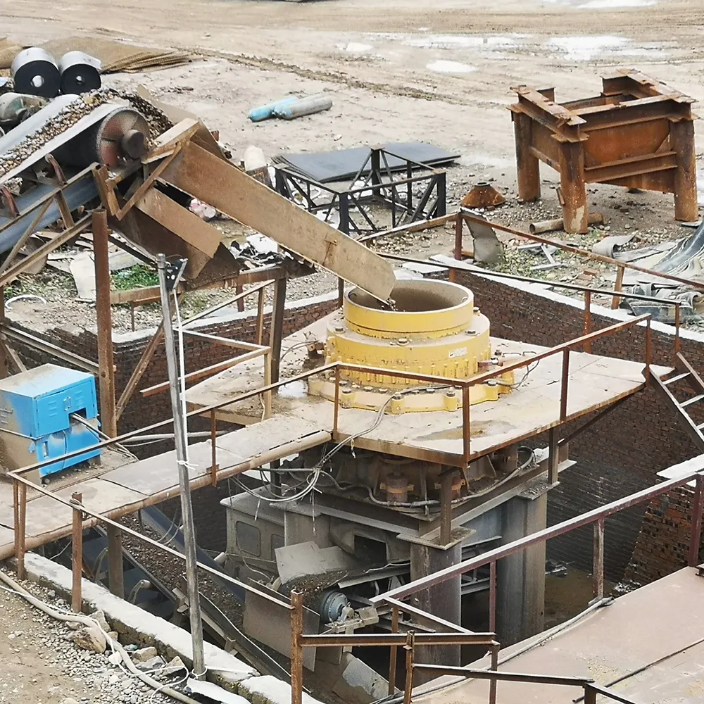 Usine de concassage de processus de construction en béton de pierre 50TPH