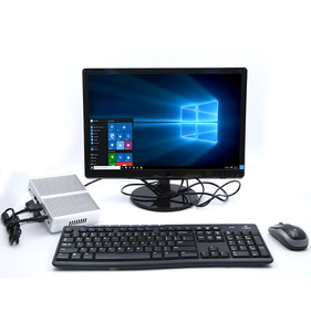 Ordenador de escritorio Intel Celeron 2955U 2G DDR3, 64G SSD, mini pc de escritorio VGA wifi e Intel Graphics HD, color plateado/Negro, novedad, venta al por mayor - Product Image 2