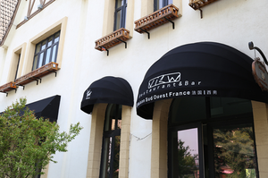 Oasis retractable front <strong>door</strong> window <strong>canopy</strong> designs oasis acrylic aluminum alloy pu coated manual awnings l381 white