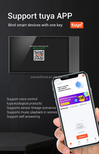 新しいAndroidホームオートメーションコントロールパネル4*25W WiFiスピーカーTuya Zigbeeウォールアンプシーンコントロールホテル用IPSディスプレイ - Product Image 6
