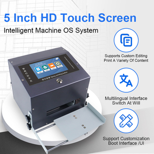 Touch Screen Desktop Intelligent Inkjet Printer for Card Printer Machine Production Date Surface Printing Bottle QR <strong>Code</strong> - Product Image 4
