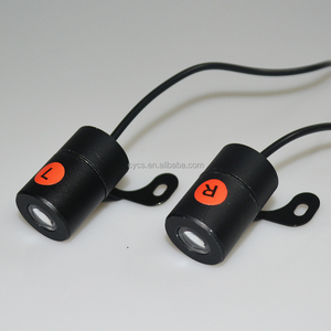 Yeni tasarım Led yarış motosiklet oto araba kanatları karşılama ışık projektör melek kanat araba kapı hayalet gölge Led ışık - Product Image 4