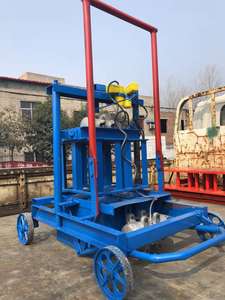 Máquina Manual de construcción de bloques de cemento, Máquina Manual móvil para poner bloques de cemento, precio de China, 2022 - Product Image 3