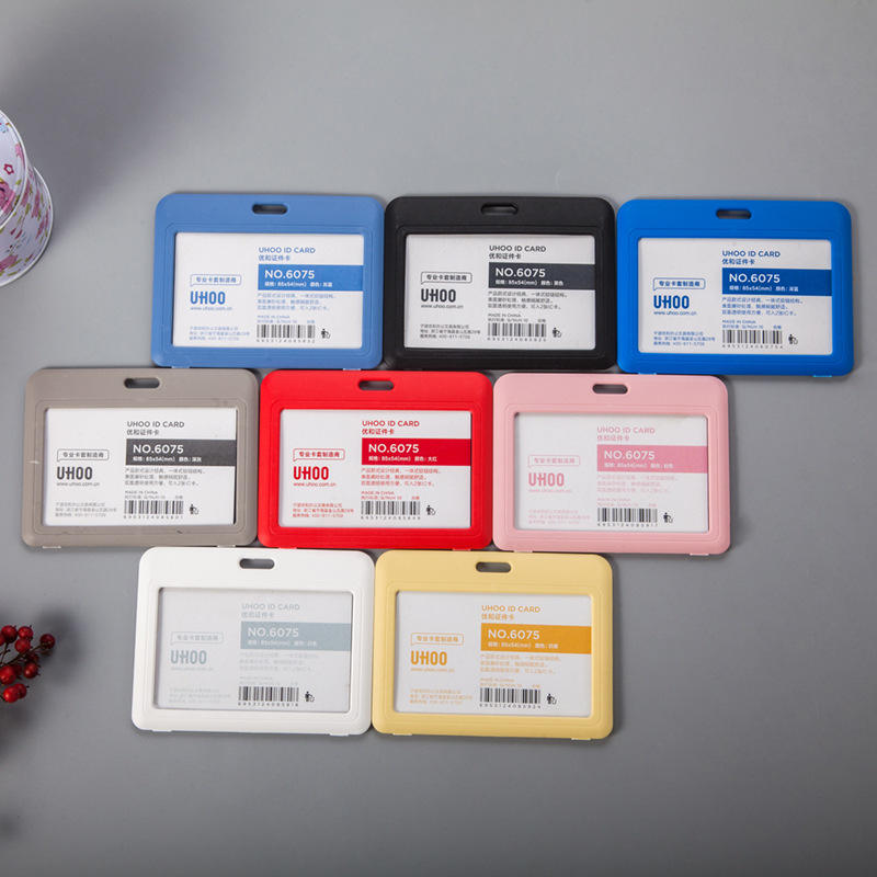 Pochette horizontale pour carte unique - Cheveux par défaut bleu foncé