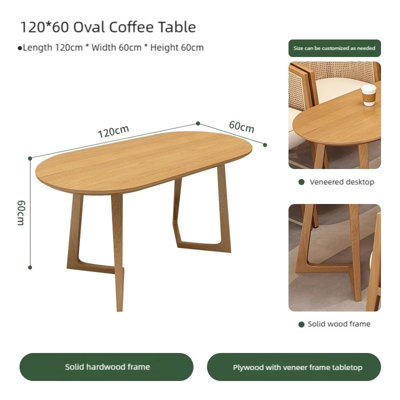 1.2m oval table