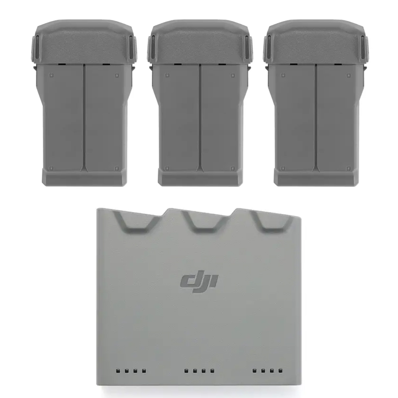 3 Batterie Plus kit Gris