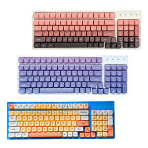 96-Key Dual Connection Mode RGB Backlight Game Office Custom <strong>Computer</strong> Membrane <strong>Keyboard</strong> with 1800mah Battery - Product Image 2
