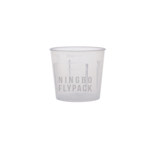 ถ้วยตวง pp ขนาด 1 ออนซ์พร้อมเครื่องมือห้องปฏิบัติการเครื่องชั่งถ้วยยา - Product Image 1