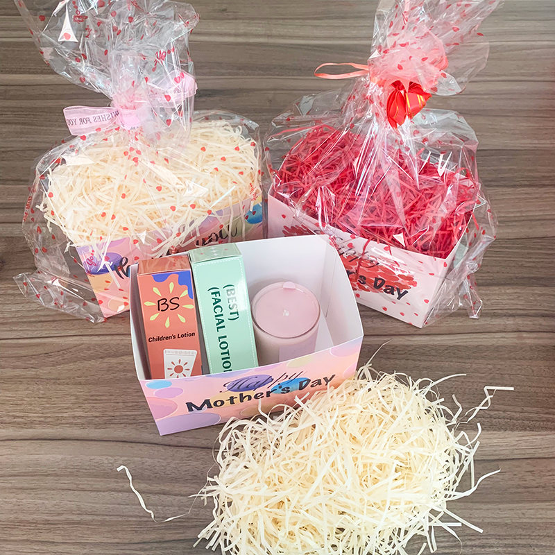 กล่องของขวัญบรรจุภัณฑ์แบบรีไซเคิลได้สำหรับวันแม่สินค้าความงามกล่องกระดาษพร้อมถุงพลาสติก - Product Image 4