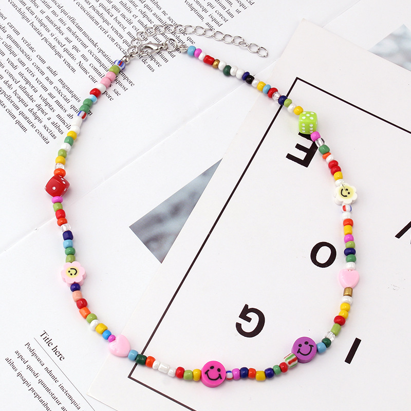 Collier de perles de rocaille