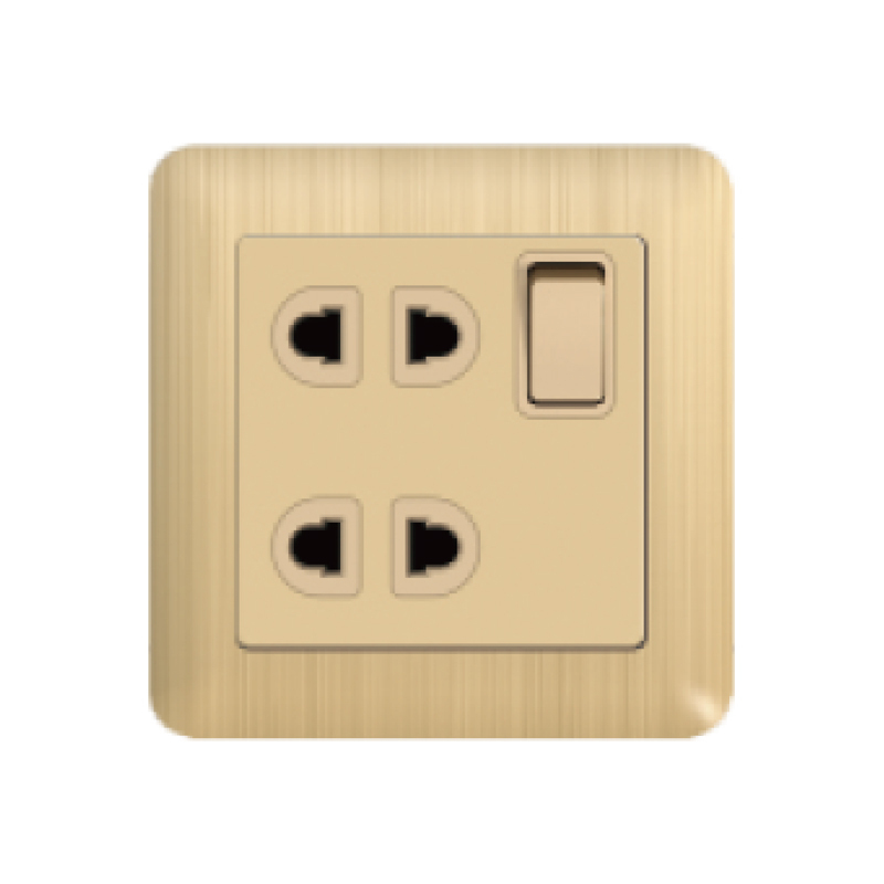 1gang Four hole socket