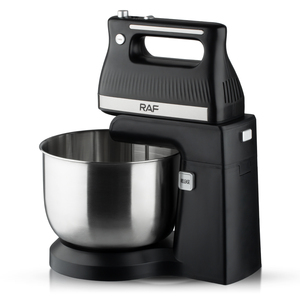 Raf 300W Đứng <span class=keywords><strong>Mixer</strong></span> 3.5L Thép Không Gỉ Bát 5 Tốc Độ Nhà Bếp Điện Bột Trộn Tay Và Bát Máy Xay Sinh Tố Với Máy Đánh Móc - Product Image 6