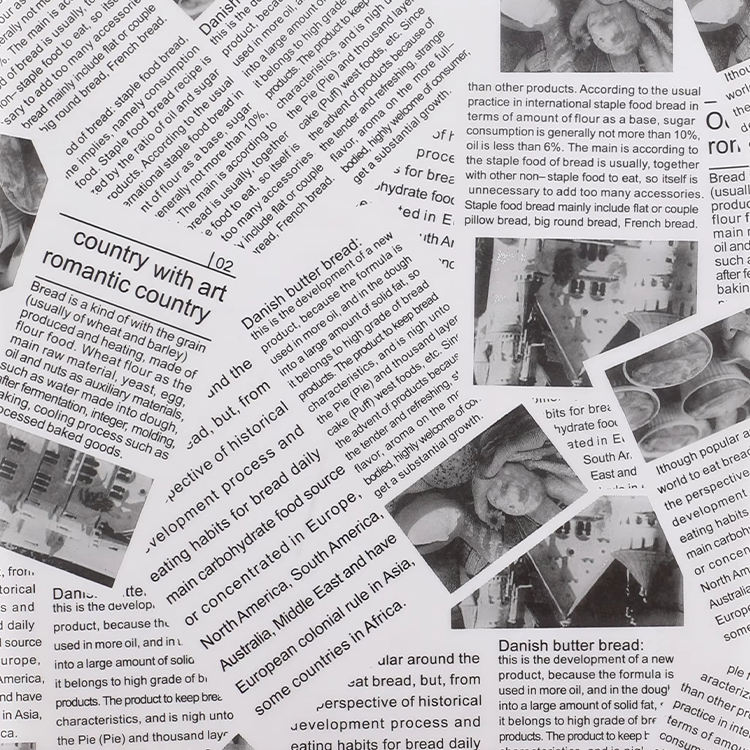 พิมพ์สีขาว 500 ชิ้น/ถุง