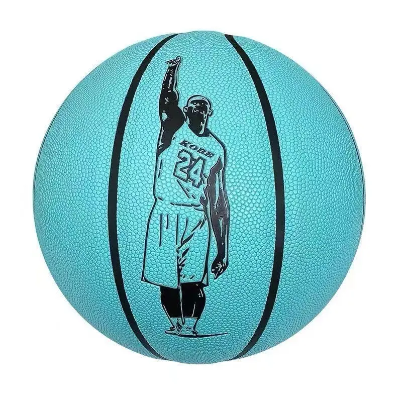 Fotos impresas personalizadas Pu cuero Tamaño 7 5 pop baloncesto interior entrenamiento calle pelotas para jóvenes