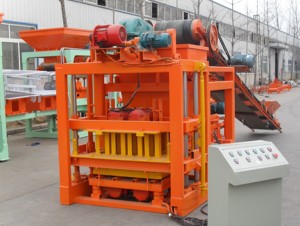 <strong>QTJ4</strong>-26 Semi Automatic Concrete Hollow <strong>Block</strong> Making <strong>Machine</strong> for Brick Making Machinery
