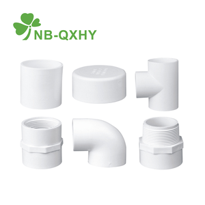 Good Quality Custom UPVC <strong>PVC</strong> Pipe Fittings White Color PN10 SCH40 Fitting Tee Elbow Bushing <strong>End</strong> <strong>Cap</strong> - Product Image 4
