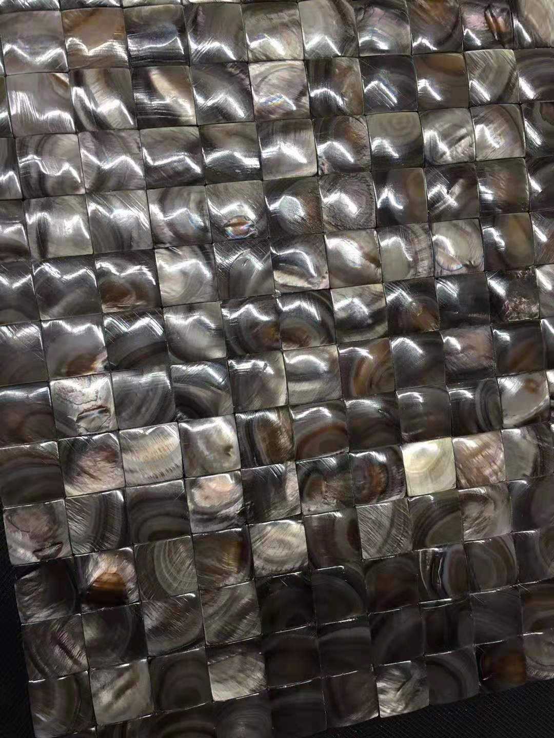 Mosaïque de couleur noire