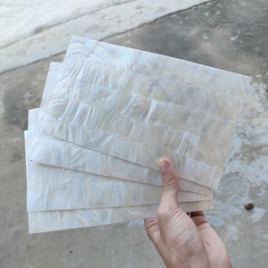 แผ่นเปลือกทะเลสีขาวแม่ของเปลือกมุกแผ่นเปลือกวีเนียร์ - Product Image 3