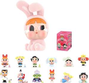 ป๊อปมาร์ท crybaby x Powerpuff ชุดฟิกเกอร์ crybaby ตาบอดกล่องปริศนาตัวเลขการออกแบบแบบสุ่มของเล่น - Product Image 2
