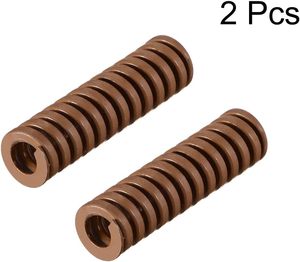 Uxcell Thép Công Nghiệp 35Mm OD 35Mm Xoắn Ốc Dập Thêm Tải Nặng Nén Chết Mùa Xuân Nâu Trái/Phải Xoắn Ốc 2Pcs - Product Image 3