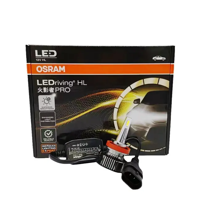 Osram LEDriving HL PRO 12V 6000K Headlight H1 H4 H7 H8/H9/H11/H16 9005/9006 9012 made in China duo box with trust code