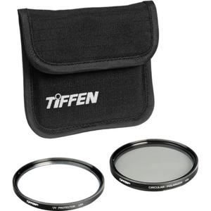 Paquete doble de fotos de 72mm, protección UV y filtro de lente de polarización circular, filtro UV para lente de cámara DSLR, Material de vidrio - Product Image 1