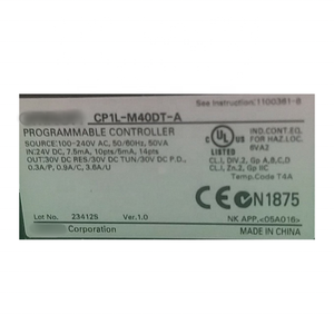 Nuovi controller logici programmabili CP1L originali CP1L-M40DT1-A CP1L-M40DT1-D CP1L-M40DT-A - Product Image 5