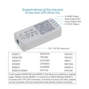Пиксельный контроллер SP110E WS2811 WS2812B ws2812, Светодиодная лента с диммером SK6812 RGB RGBW APA102 WS2801, Пиксельная, для IOS и Android - Product Image 4