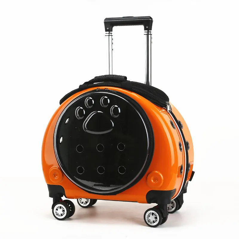 Nuovo arrivo portatile cane da viaggio grande capacità trolley zaino per animali domestici