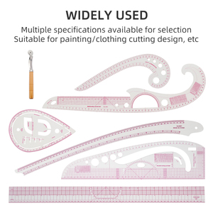 JP 7 Pcs Tailoring Craft Tool Accessories Sewing <strong>Pattern</strong> Cloth Rulers Set French Curve Ruler <strong>Kit</strong> - Product Image 4