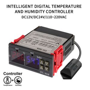 Digital Thermostat STC-3028 <strong>Temperature</strong> Humidity <strong>Controller</strong> 12V 220V Thermostat Humidistat - Product Image 3