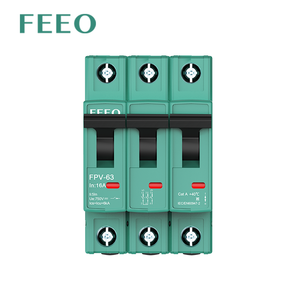 Disyuntores 63A 3P DC con capacidad de ruptura de 10KA MCB eléctrico para montaje en riel DIN - Product Image 2