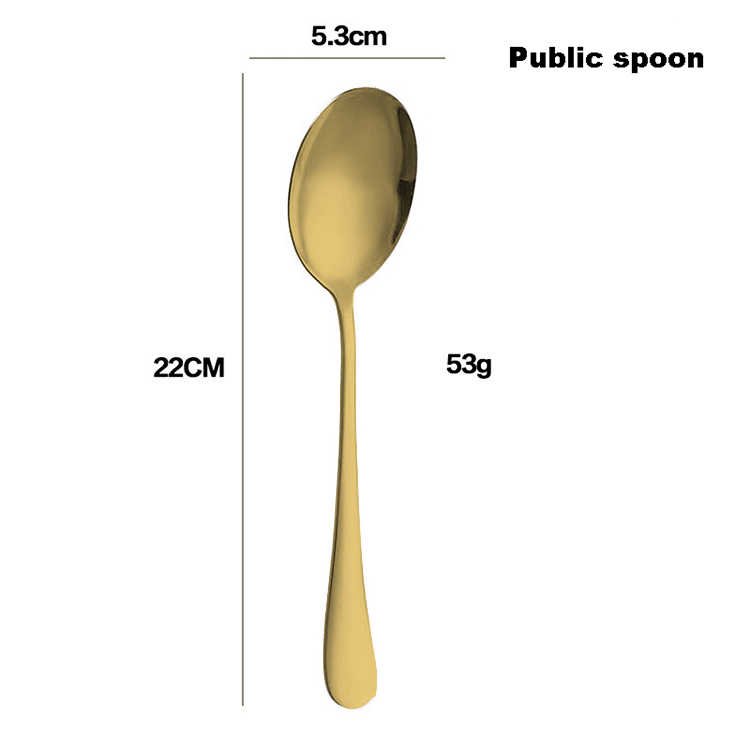 Public spoon - gold