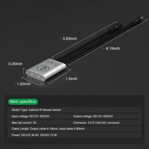 LED-Beleuchtungs system Sensor für Möbels chrank Schublade IR-Lichtsensor IR-Sensorsc halter - Product Image 3