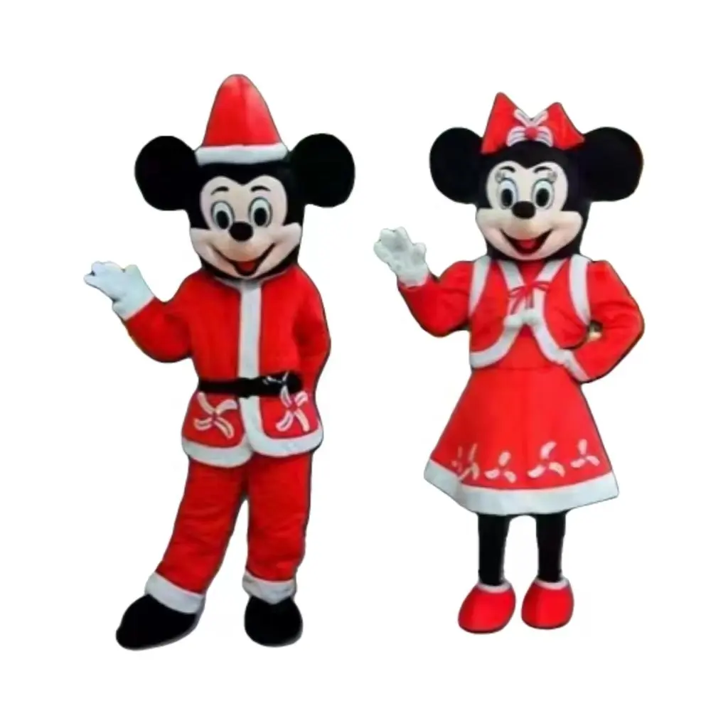 Hengyuan Custom Mouse Mascot Mickey Costume Walking Cartoon Mascot Costume Christmas Dress Party Entertainment Event Show