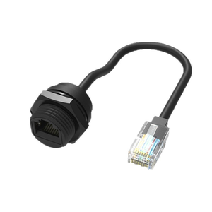 RJ45 USB3.0 TYPE-C nhựa thẳng 90 độ Bảng điều khiển gắn kết không thấm nước vít chủ đề một cách nhanh chóng khóa kết nối - Product Image 3