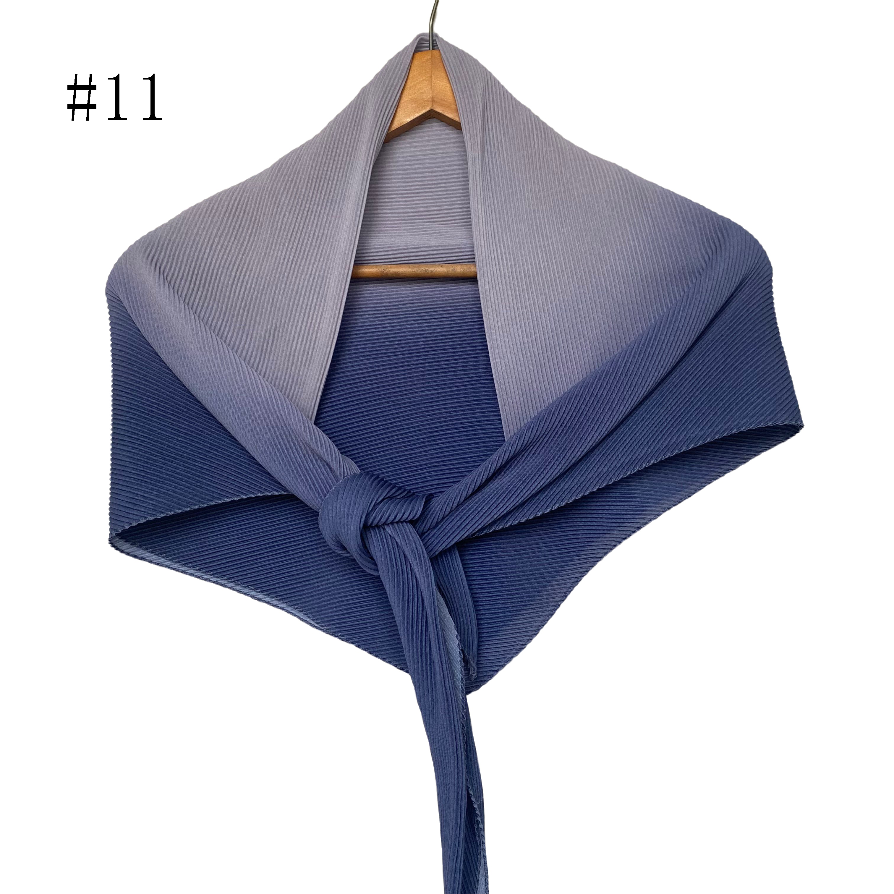 Foulard carré ombré en coton -#11