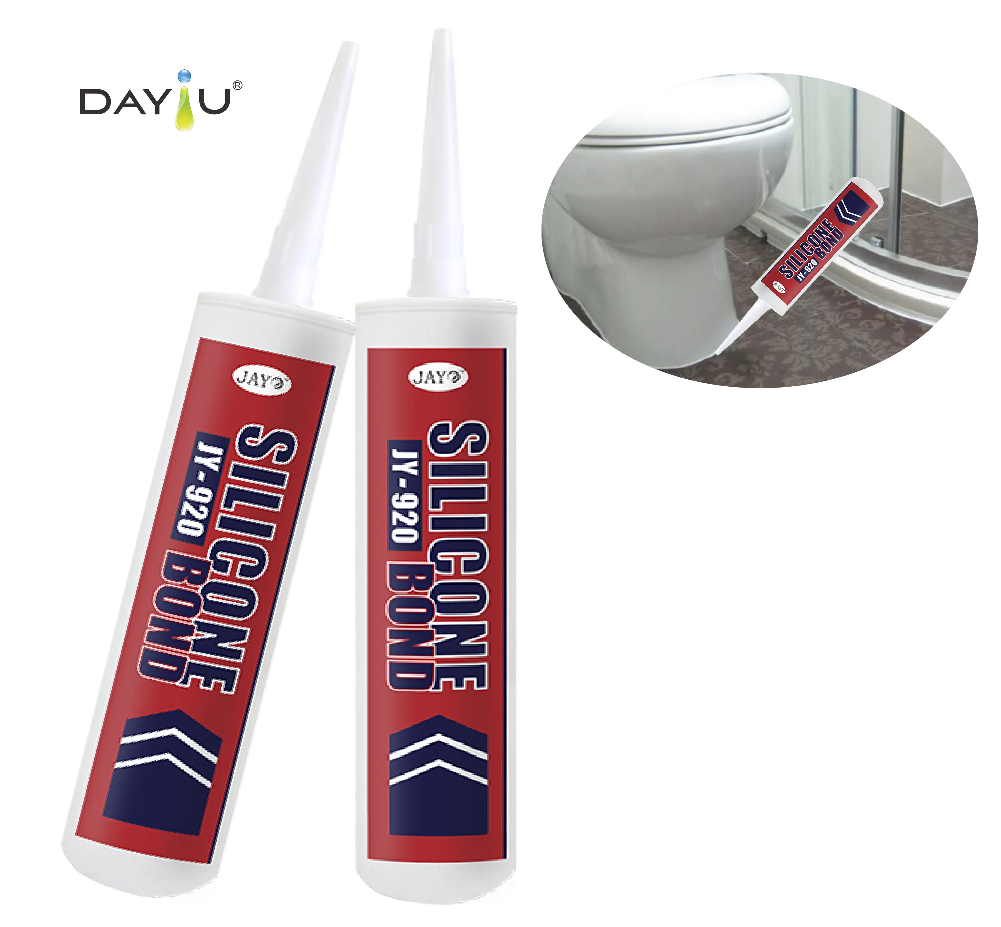 Window Glazing Caulking Weatherproof Building Tube Clear High Silicone Aluminum Sealants