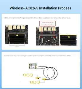 Jetson nano è dotato di modulo wireless WiFi dual-band Intel 8265AC scheda di rete Bluetooth 4.2/NGFF - Product Image 5