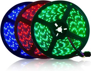 ชุดไฟแถบ LED RGB USB พร้อมรีโมทควบคุม5V FLEX IP20แอป/ IP65/IP67 5เมตรสวิตช์ไฟสวนแบบ WIFI