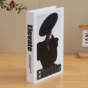 Modern İskandinav tarzı oturma odası veya ofis kitap dekorasyon basit kağıt kitap modeli - Product Image 6