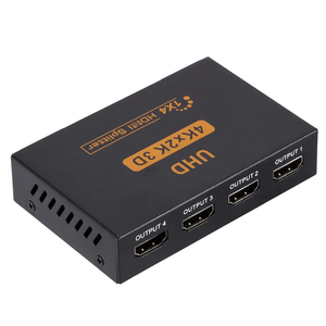 4K 30hz原始设备制造商ODM 1输入4输出高清电视视频分离器高清电视分离器1进4出4k，适用于PS5 PS4笔记本电脑显示器电脑电视盒 - Product Image 2