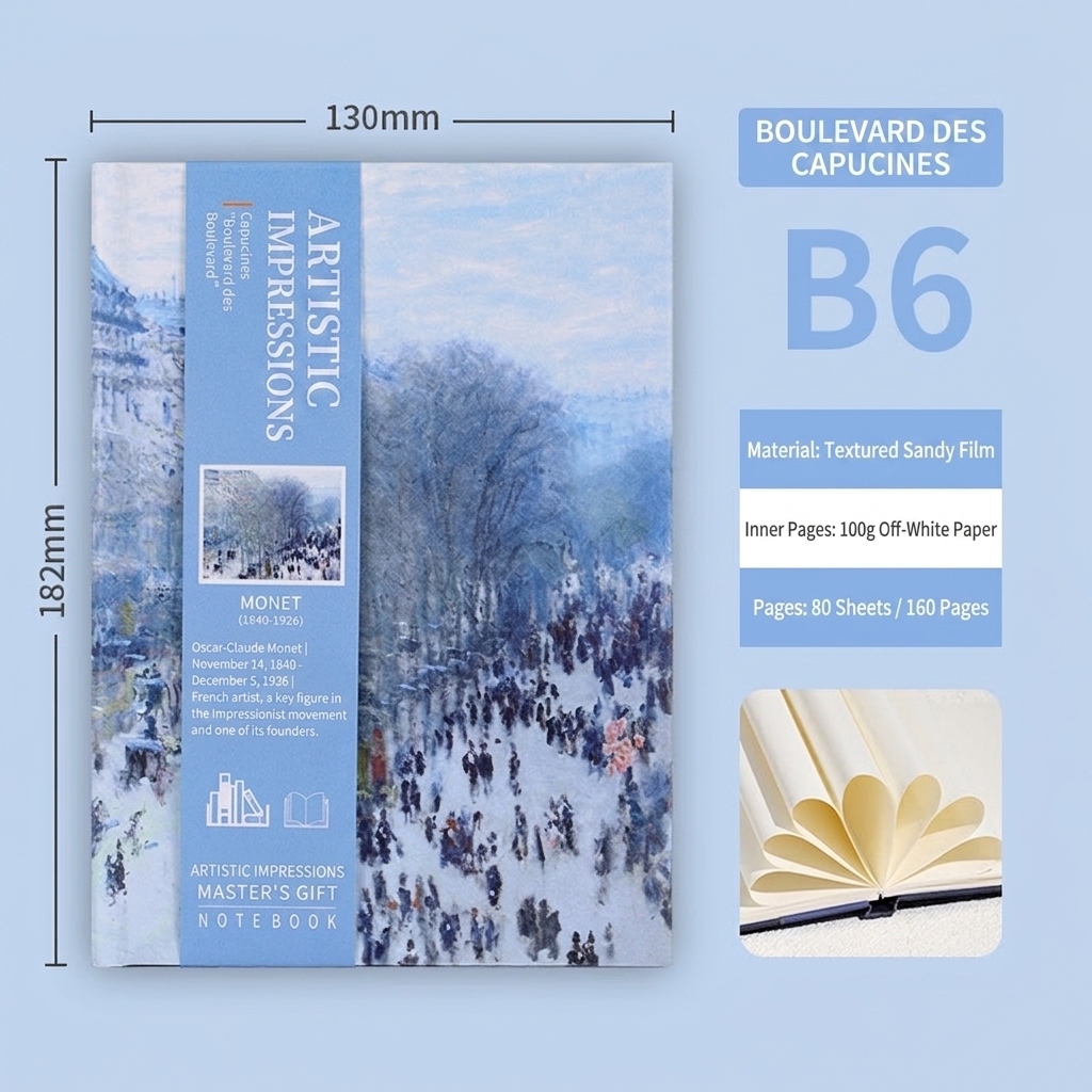 blue Avenue of trees-b6-100g-80 sheets