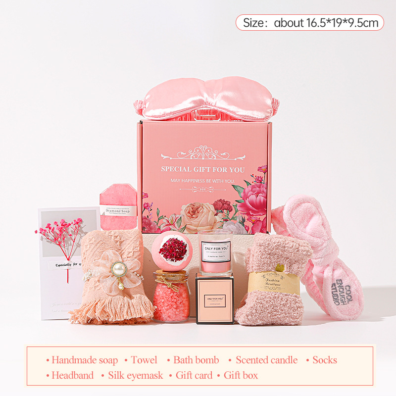 Coffret cadeau rose 02